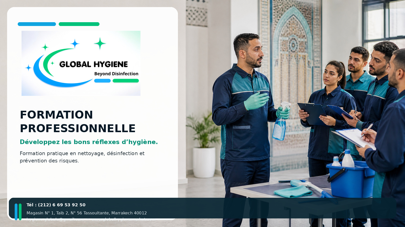 centre formation hygiène Maroc